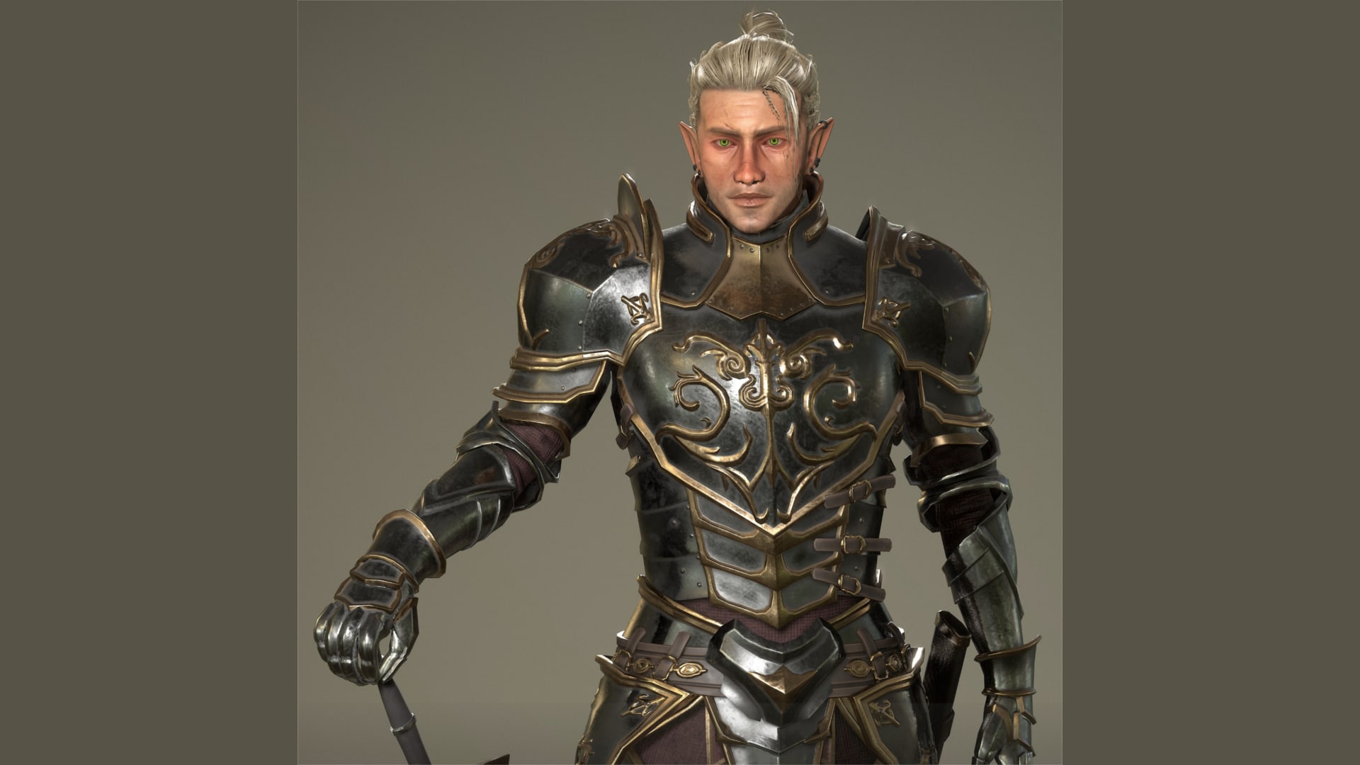 Elf Knight (With Human Head Option)